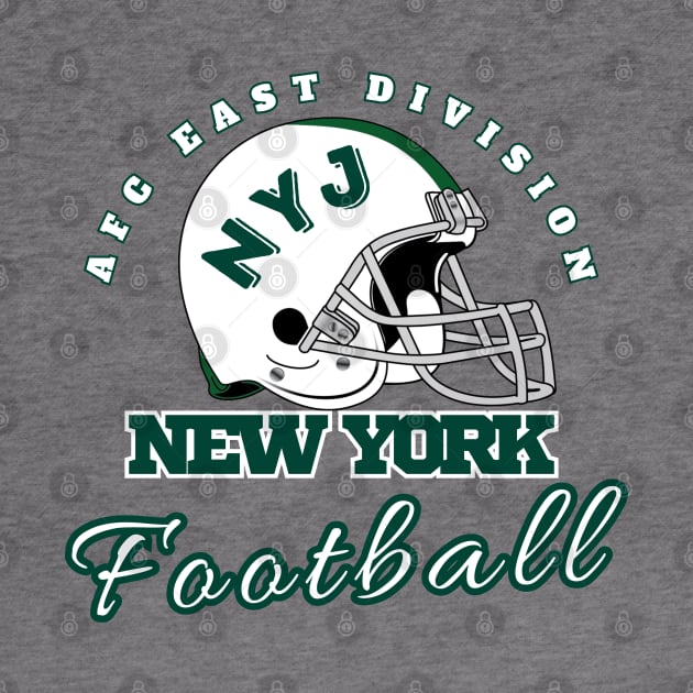 New York Football Jets Vintage Style by Borcelle Vintage Apparel 